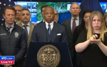 NYC Mayor Eric Adams Holds Press Briefing About Earthquake