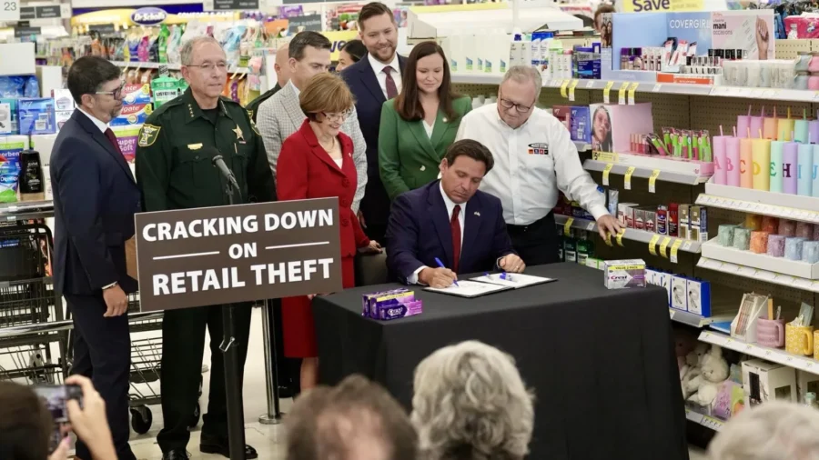 DeSantis Signs New Law to Increase Penalties on Porch Piracy, Retail Theft 