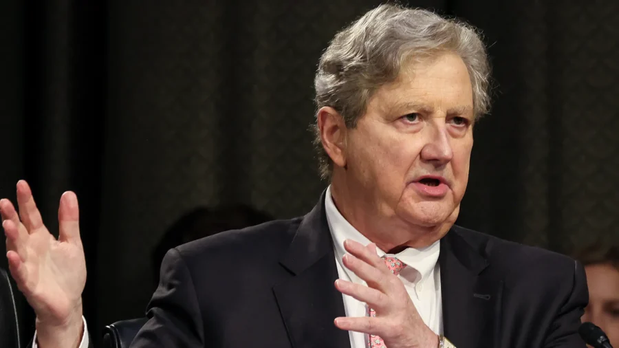 Sen. Kennedy Suggest Ulterior Motive Behind Border Crisis While Questioning Mayorkas
