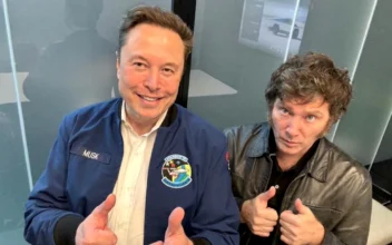 Elon Musk, Argentine President Javier Milei Meet at Tesla Factory in Texas