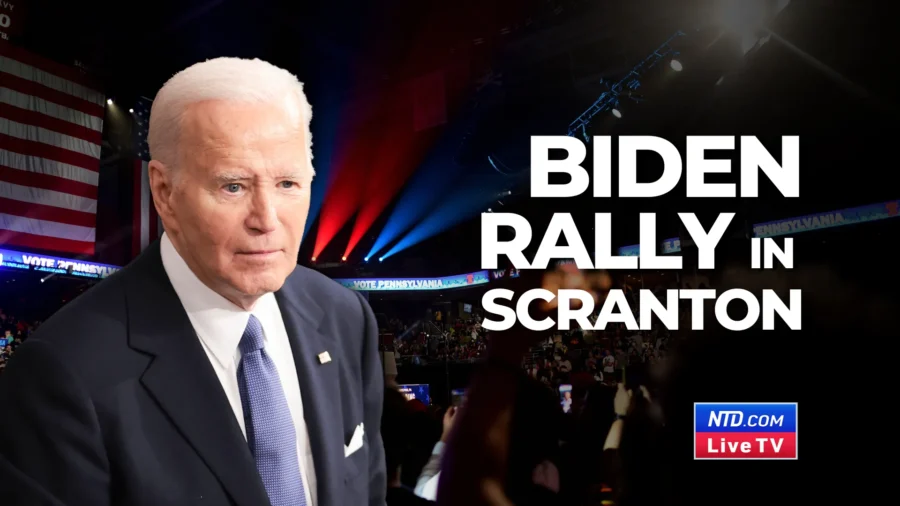 Biden Campaigns in Scranton, Pennsylvania