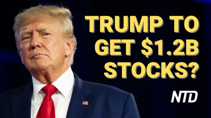 Trump on Brink of $1.3 Billion Stock Windfall | Business Matters Full Broadcast (April 22)