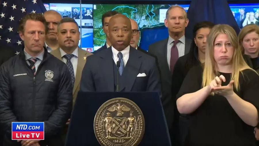 NYC Mayor Adams Holds a News Conference Amid Antisemitic Protests