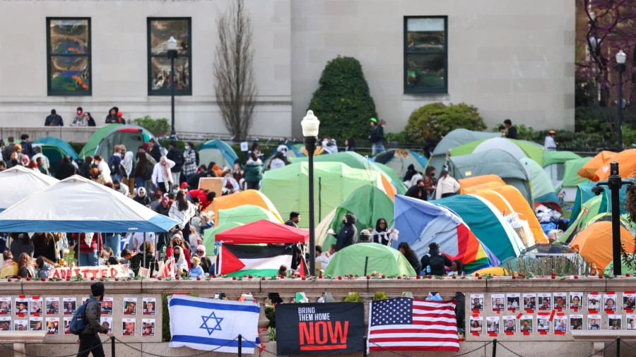 Pro-Palestinian Protests Continue on College Campuses, NYC Mayor Suggests Outside Interference