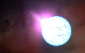 An artist's rendering of an outburst on an ultra-magnetic neutron star, also called a magnetar is shown in this handout provided by NASA on Feb. 10, 2016. (NASA's Goddard Space Flight Center/Handout via Reuters)