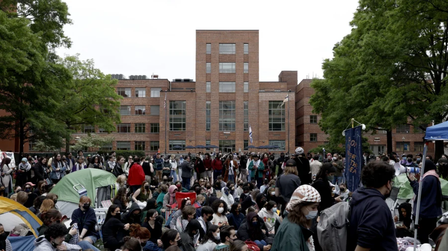 Pro-Palestinian Encampment Remains at George Washington University