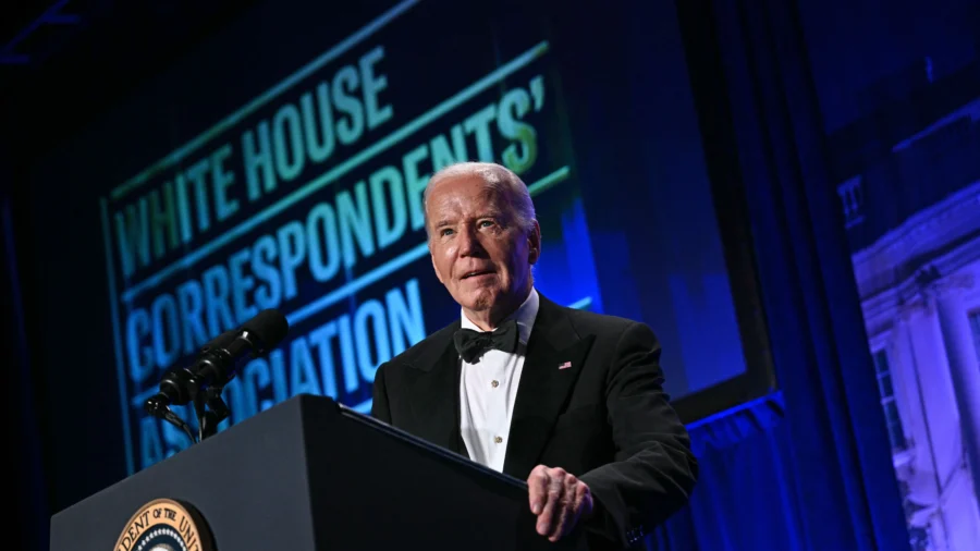 Biden Takes Jab at Trump at White House Correspondents’ Dinner