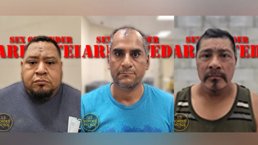 3 Child Sex Offenders Captured While Illegally Entering Texas Over the Weekend