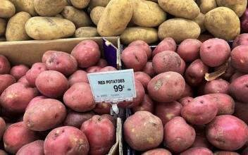 Potatoes at a grocery store in Chicago on Feb. 13, 2024. (Scott Olson/Getty Images)
