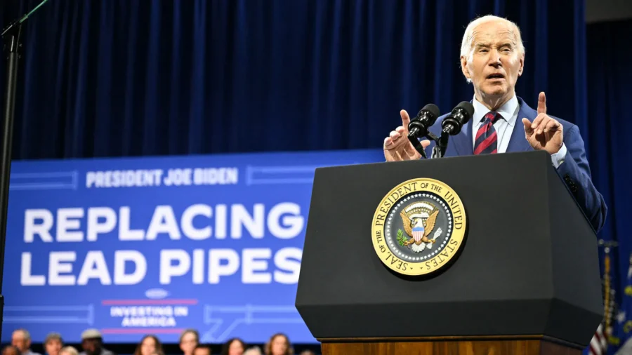 Biden Appeals to North Carolina Voters, Announces Another $3 Billion to Replace Lead Pipes