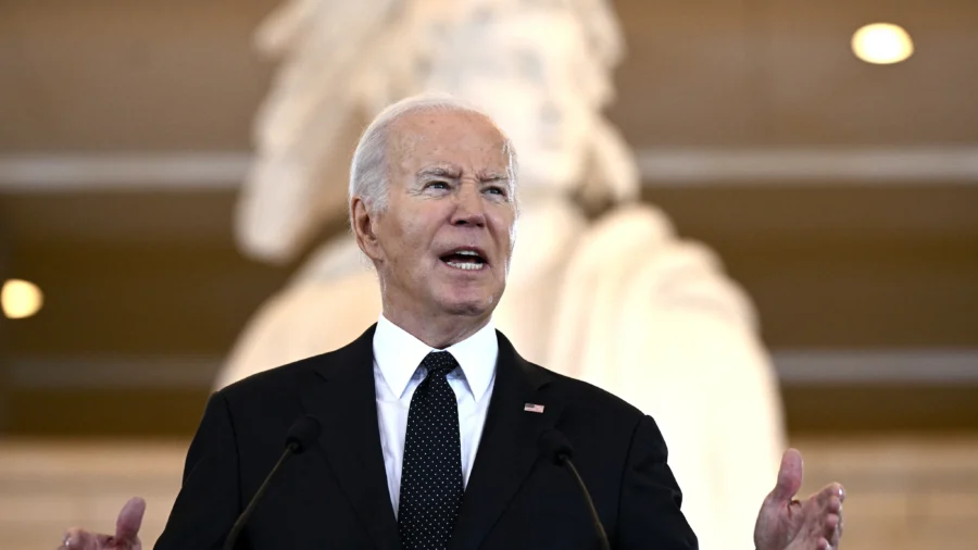Biden Condemns Mounting Anti-Semitism in Holocaust Remembrance Speech