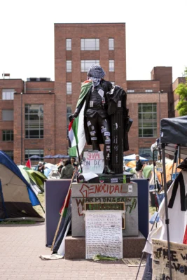 Police Clear GWU Pro-Palestinian Encampment, Prompting Cancellation of Congressional Hearing