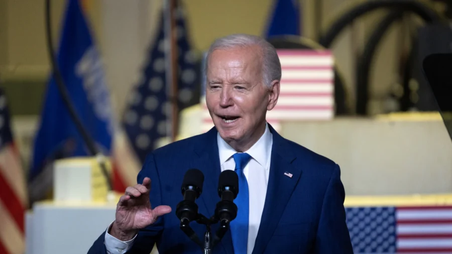 In Touting $3.3 Billion Data Center, Biden Seeks to Draw Sharp Comparison to Trump