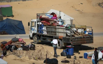 Displaced Families in Rafah Flee for Safety