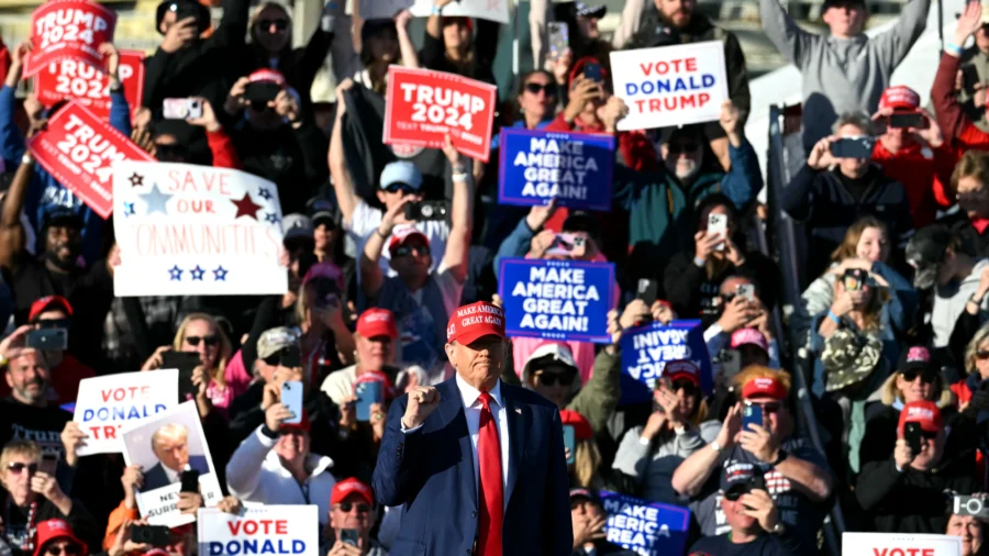 Trump Holds Rally in Wildwood, New Jersey