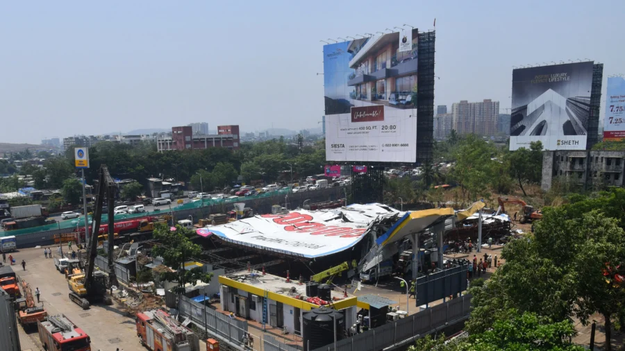 14,400-Square Foot Billboard Collapses in Mumbai, India, Leaving 14 Dead, 75 Injured