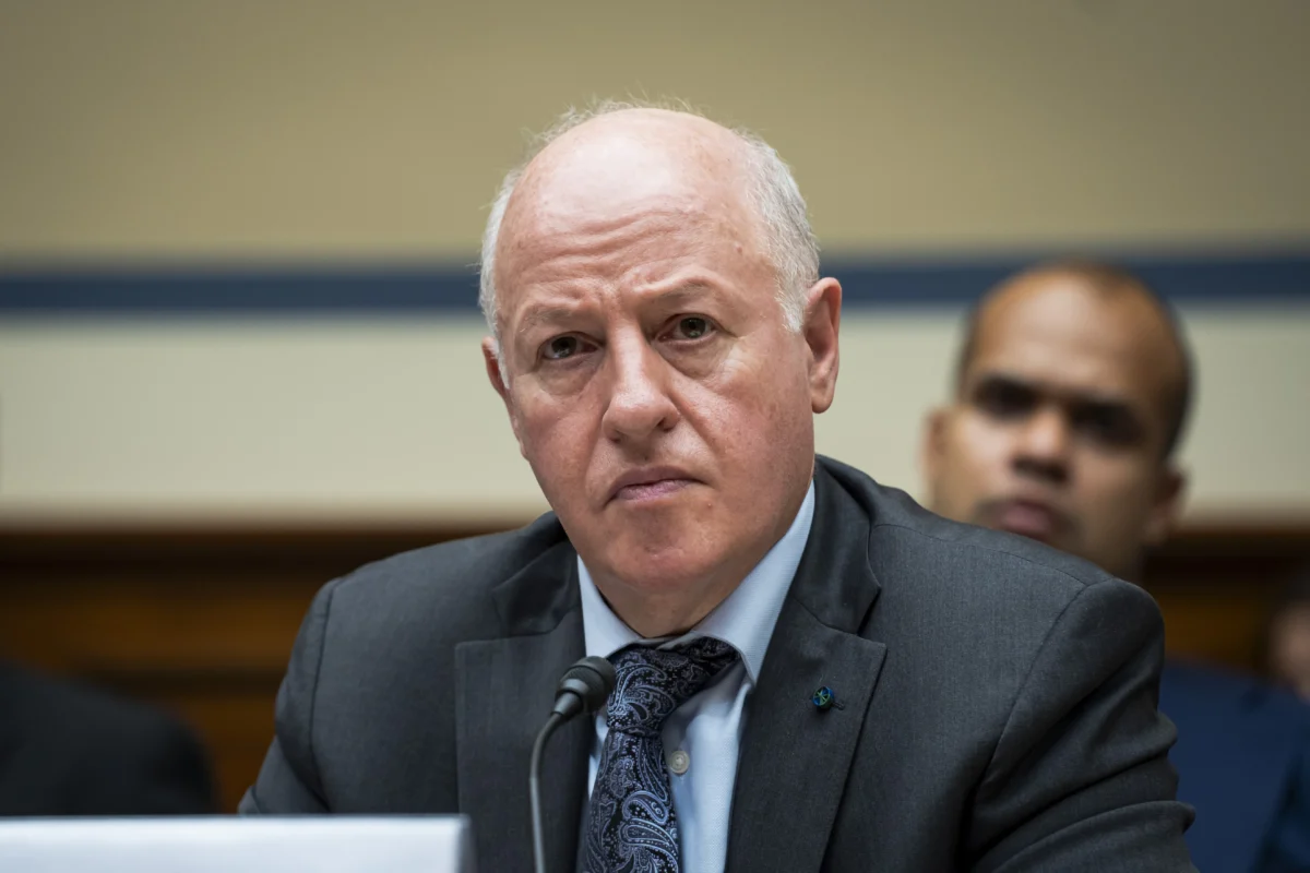 Peter Daszak, president of the EcoHealth Alliance, testifies before the Select Subcommittee on the Coronavirus Pandemic in Washington on May 1, 2024. (Madalina Vasiliu/The Epoch Times)