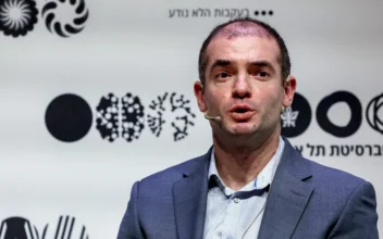 Ilya Sutskever, Russian Israeli-Canadian computer scientist and co-founder and Chief Scientist of OpenAI, speaks at Tel Aviv University in Tel Aviv on June 5, 2023. (Jack Guez/AFP via Getty Images)