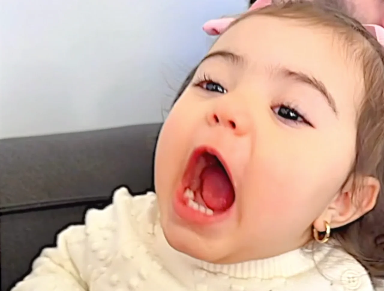 Tiny Tot Asserts Her Domain Over Dad Amidst Clippers and Combs