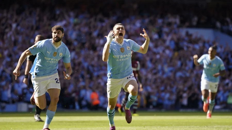 Man City Wins Record Fourth-Straight Premier League Title After 3-1 Win Against West Ham