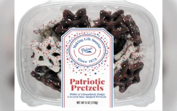 Recalled Palmer Candy Patriotic Pretzels. (FDA)
