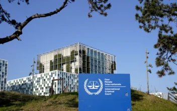 The seat of the International Criminal Court in Den Haag, Netherlands, on March 8, 2024. (Laure Boyer/Hans Lucas via AFP via Getty Images)
