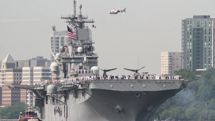 Annual Parade of Ships Arrives in NYC for Fleet Week