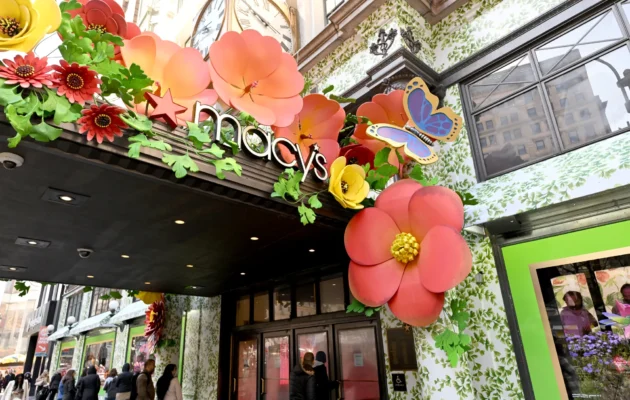 A view of the Macy's Flower Show 2024 at Macys Herald Square in New York City on March 24, 2024. (Noam Galai/Getty Images for Macy's, Inc.)