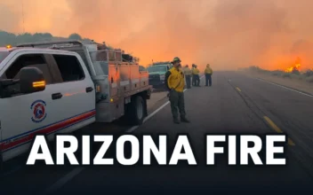Hundreds of firefighters are battling a massive wildfire in Tonto National Forest in Arizona on May 19, 2024. (Scottsdale Fire Department)