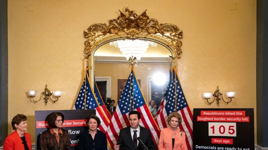 Democrat Senators Speak on the Border Act