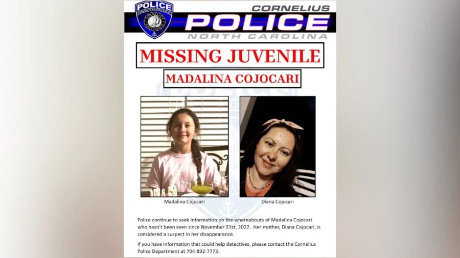 Mother of Missing North Carolina Girl Named Suspect by Police