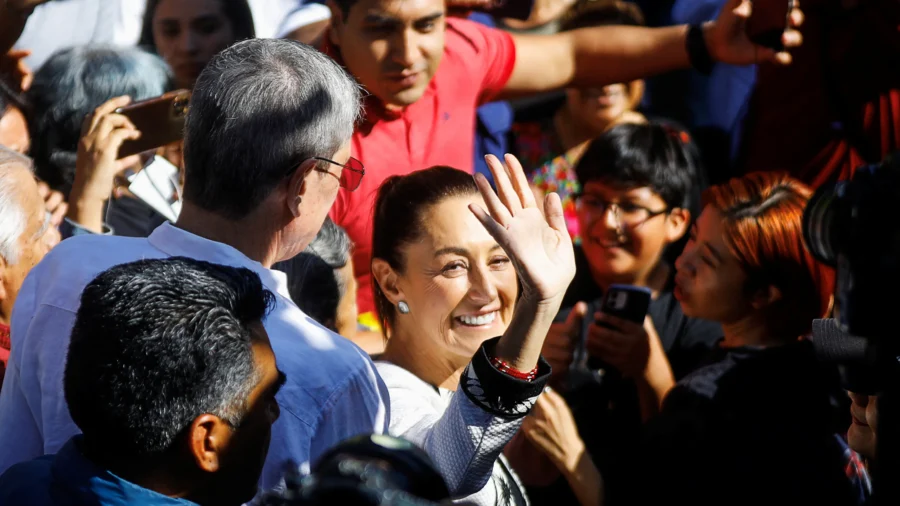 Mexico’s Sheinbaum Seen Winning Landslide, Set to Be First Female President