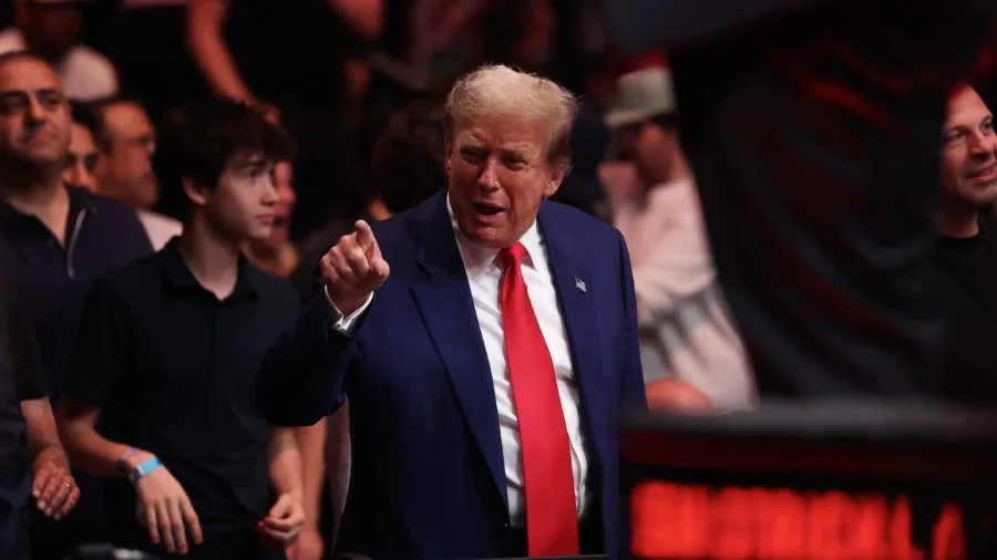 Trump Attends UFC Fight Night in First Public Appearance Since Conviction