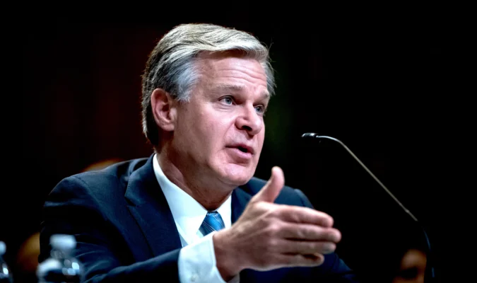 FBI Chief Seeks $11.3 Billion Budget Amid 'Elevated Threats'