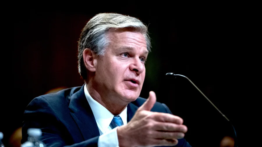 FBI Chief Seeks $11.3 Billion Budget Amid 'Elevated Threats'