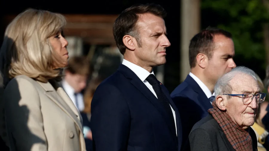 Macron Leads Ceremony Marking 80th Anniversary of D-Day