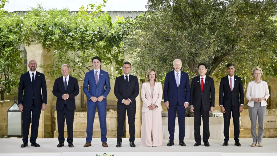 World Leaders Attend Group of Seven Meeting