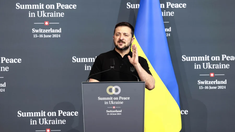 Zelenskyy Holds Press Conference on Final Day of 'Summit on Peace in Ukraine'