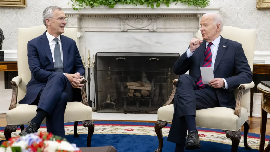 NATO Chief Tells Biden More Than 20 Allies Have Committed to Defense Spending Pledge