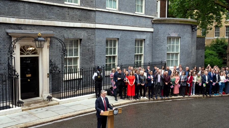 Politicians React, Live of Downing Street After UK General Election