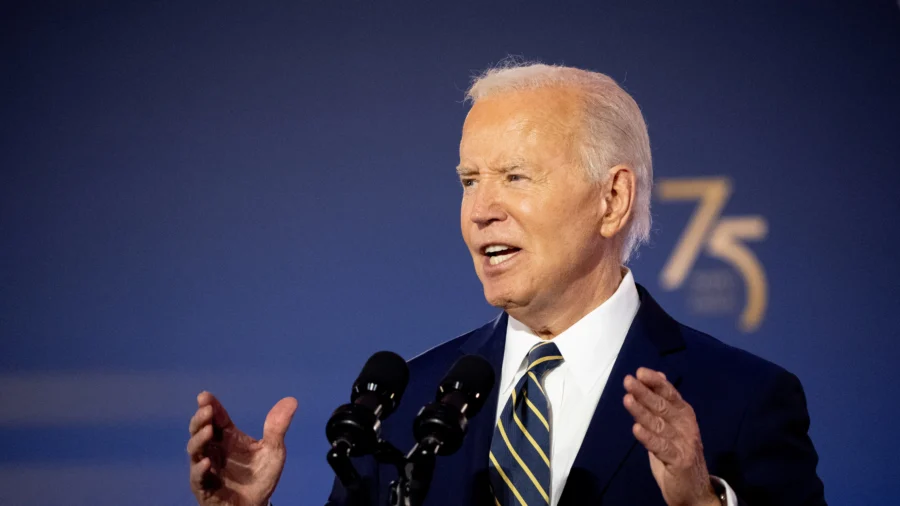 Biden Delivers Speech to Mark NATO's 75th Anniversary