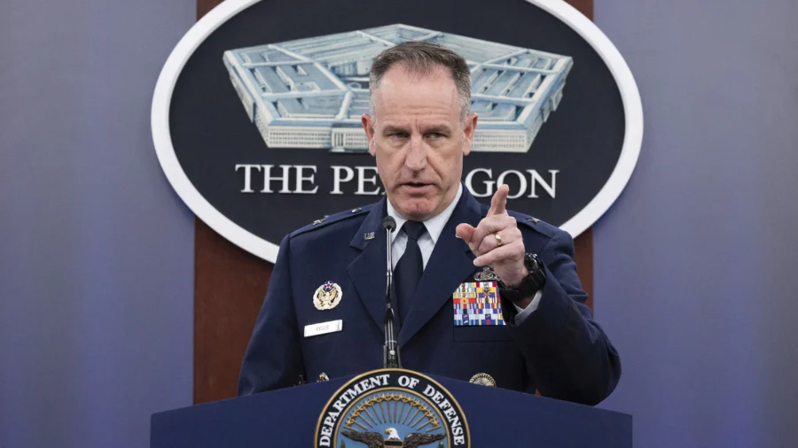Pentagon Press Secretary Holds Briefing