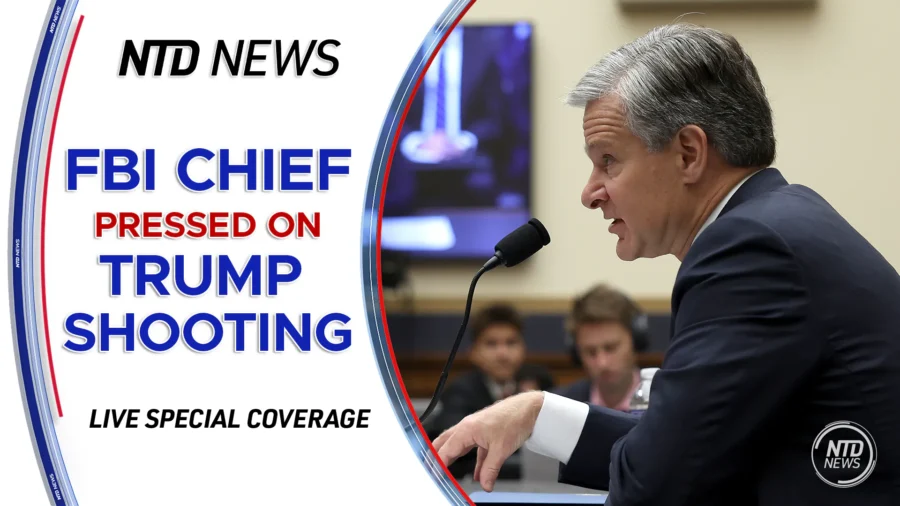 FBI Director Testifies on Trump Assassination Attempt: Live Special Coverage