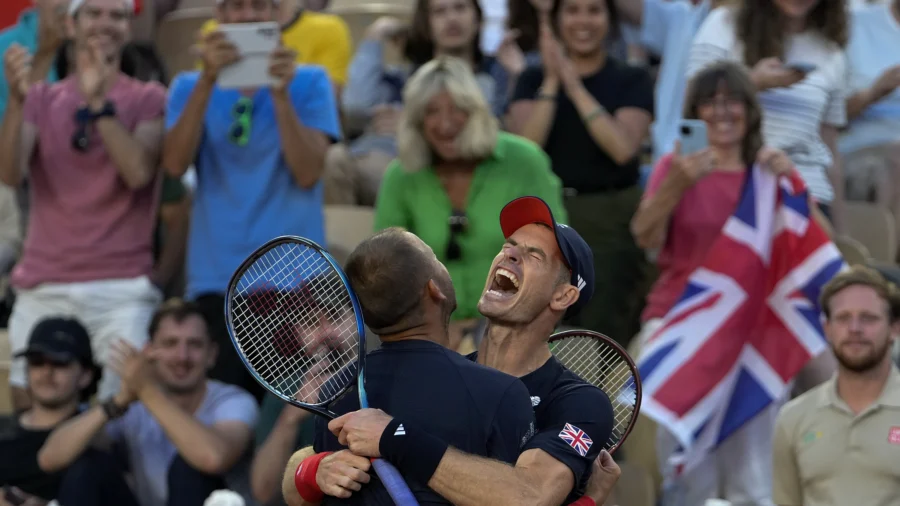 Andy Murray’s Tennis Career Is Extended With Come-From-Behind Doubles Win at Paris Olympics