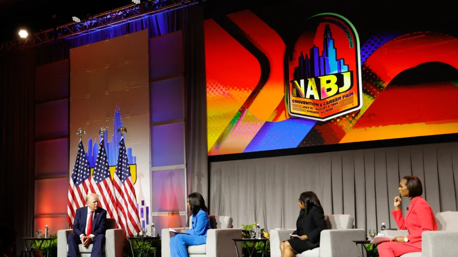 Trump Interview Turns Heated at Black Journalists Convention