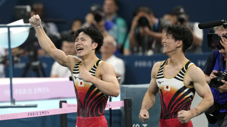 Japan’s Shinnosuke Oka Wins Men’s Olympic All-Around Title. Defending Champ Daiki Hashimoto Falters