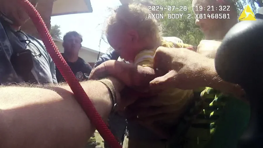 14-Month-Old Boy Rescued After Falling Down Narrow Pipe in Yard of Kansas Home