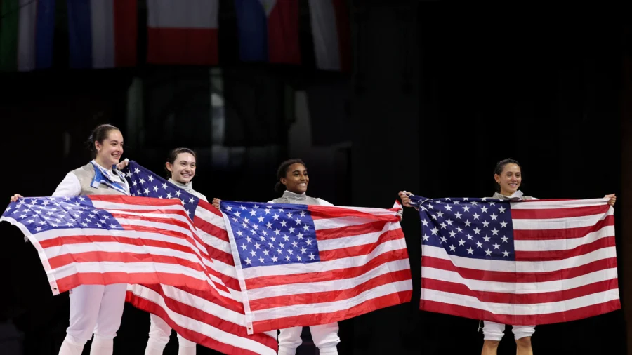 US Wins Historic Olympic Gold in Women’s Foil Team Event