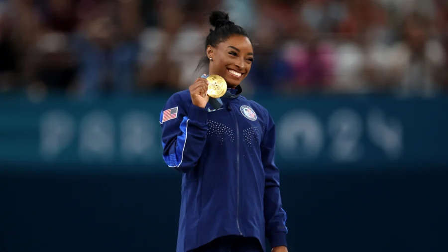 Simone Biles Wins Olympic Gold Medal in Vault