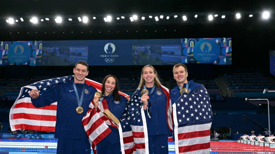 Paris Olympics Day 8: US Shatters World Record in Mixed Medley Relay; Ledecky, Biles Win More Gold